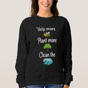 Hjälp fler bin att plantera mer Träd rengöra havsö T Shirt