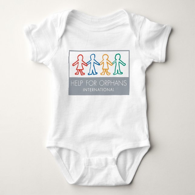 Hjälp för föräldralösbabyen Onsie Tee (Framsida)