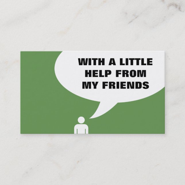 hjälp från min väntecknad bubblar remiss (Framsida)