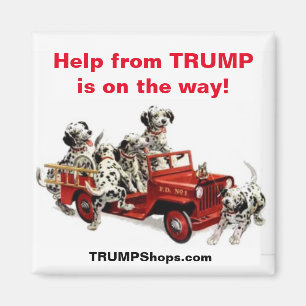 Hjälp från TRUMP är på väg! magnet