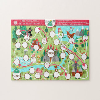 Hjälp Frog-prinsen att komma till slottsmatchens b Pussel