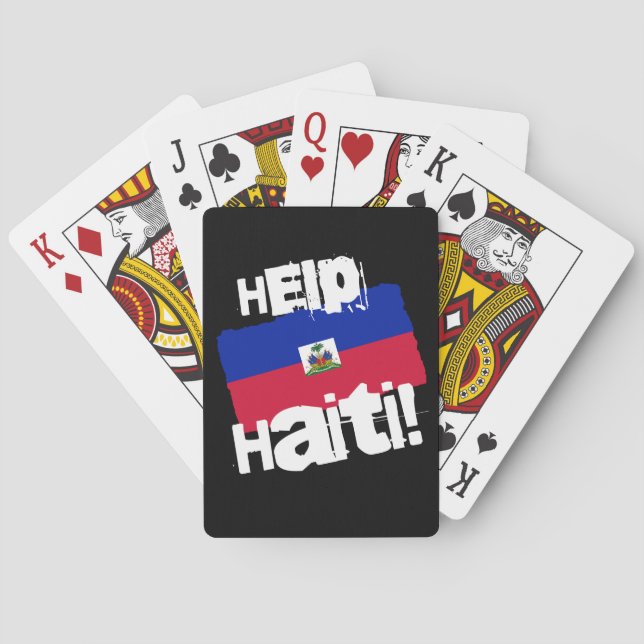 Hjälp Haiti! Casinokort (Baksidan)