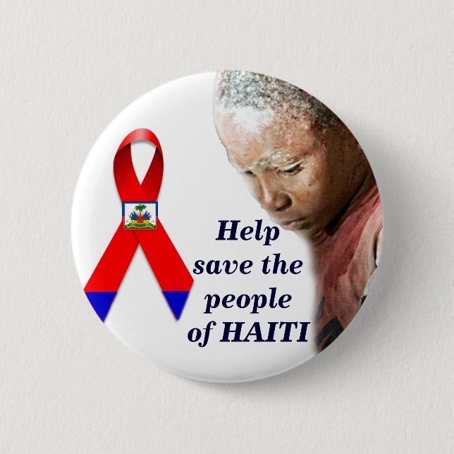 Hjälp Haiti_-knapp Knapp (Framsida)