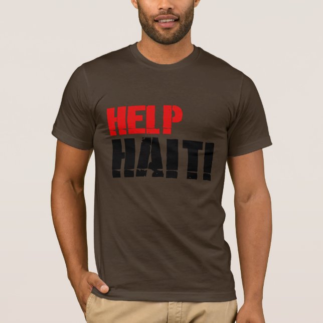 HJÄLP HAITI TEE SHIRT (Framsida)
