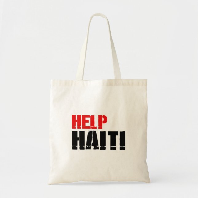 HJÄLP HAITI TYGKASSE (Framsidan)