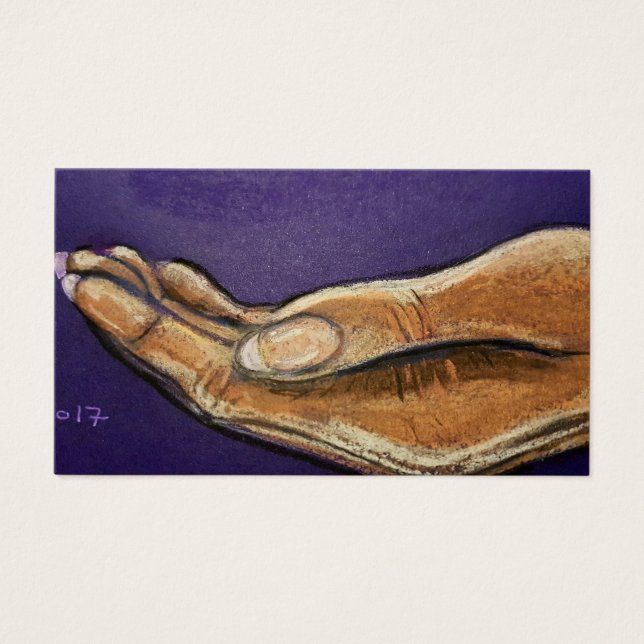 HJÄLP HAND VISITKORT (Framsidan)