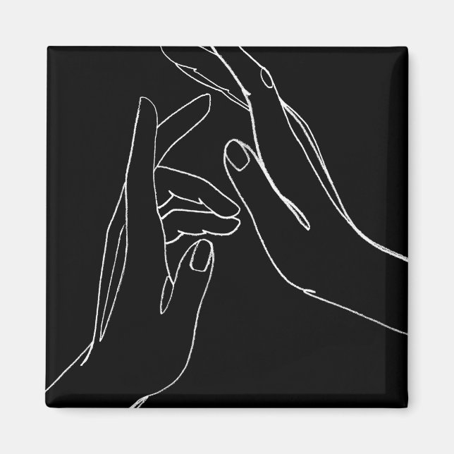 Hjälp Händer Magnet (Framsidan)