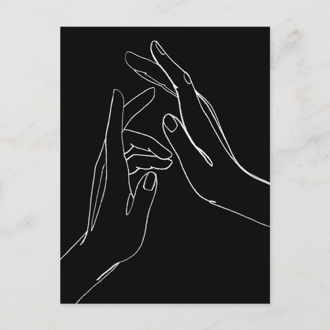 Hjälp Händer Vykort (Framsida)