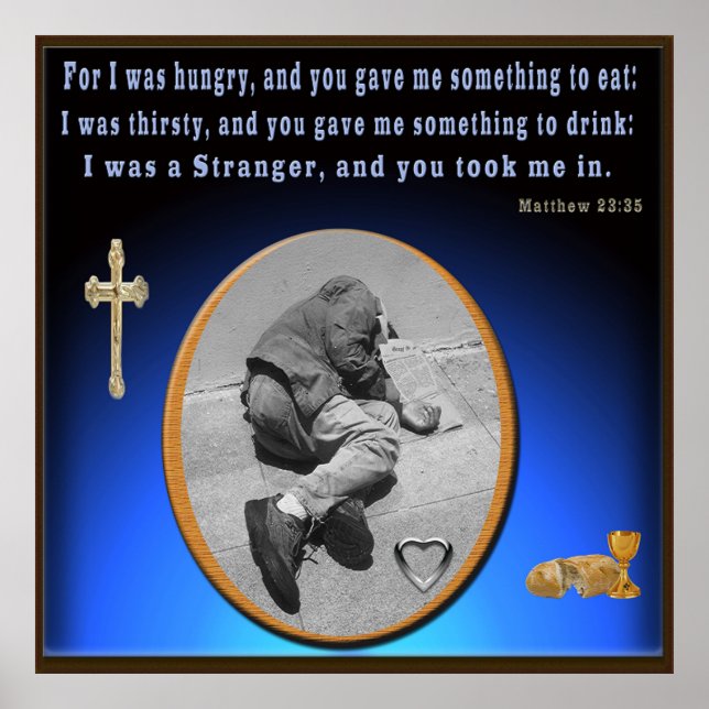 Hjälp hemlösa poster (Framsidan)