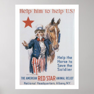 Hjälp honom att hjälpa U.S.! Poster