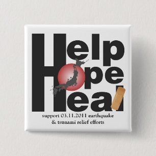 HJÄLP. HOPP. HEAL. KNAPP