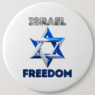 Hjälp Israel, frihet, stå med israel Knapp
