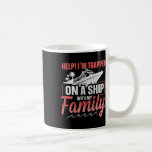 Hjälp! Jag är gripen på en Frakt med min familj Kaffemugg<br><div class="desc">Hjälp! Jag är indragen på en Frakt med min familjefäkt 3</div>