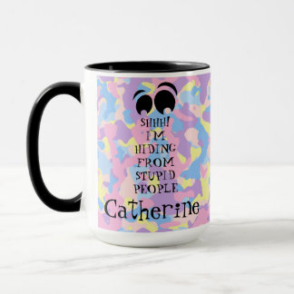 HJÄLP! Jag Gömmer från Rosa Camo Mugg. Mugg