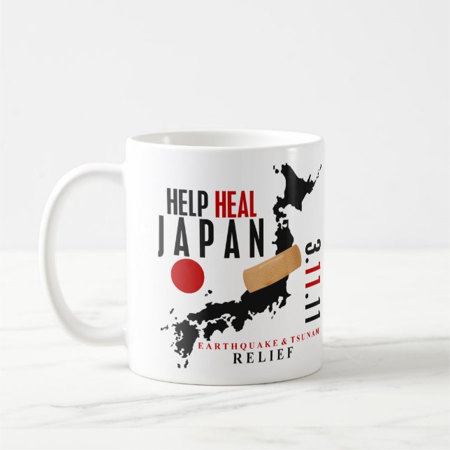 HJÄLP LÄKER JAPAN #3 KAFFEMUGG (Vänster)