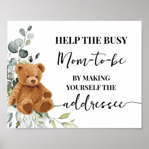Hjälp Mamma att göra din egen adressatskena Poster