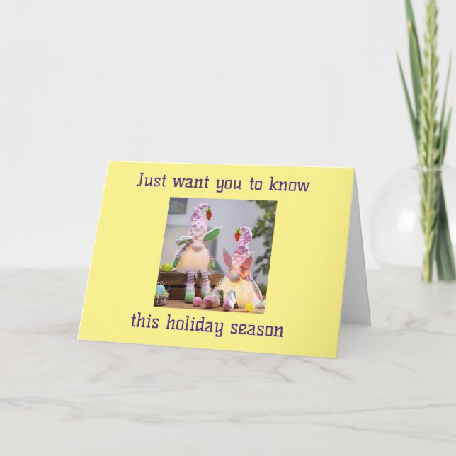 **HJÄLP MED DIG** DEN HÄR JULHELGEN HELGKORT (Framsida)