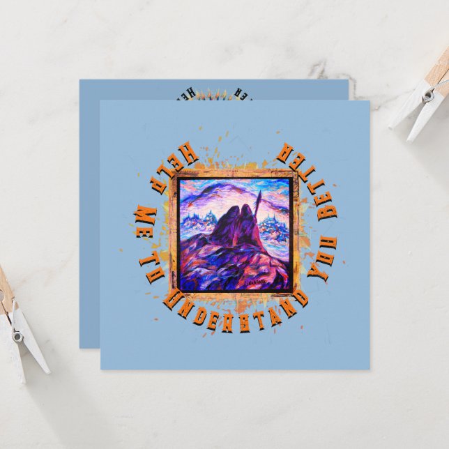 Hjälp mig att förstå dig bättre, Mystical T-Shirt (Fram/Back In Situ)