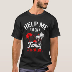 Hjälp mig att jag är på en solnedgång i familjen t shirt