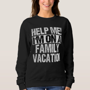 Hjälp mig, jag är på en familjestrand Semester Fam T Shirt