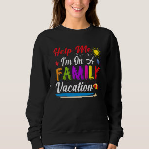 Hjälp Mig Jag Är På Familjesemester Sommar Strand T Shirt
