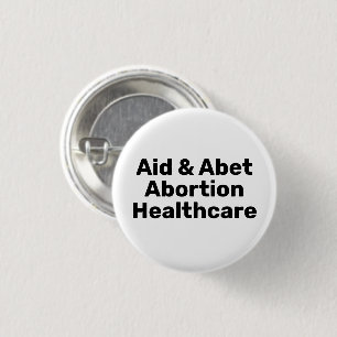 Hjälp och abet-abort Sjukvård, svart och vitt Knapp
