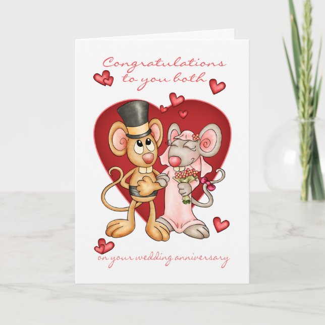 Hjälp oss att gratulera på årsdagen - sött mikrofo kort (Framsida)