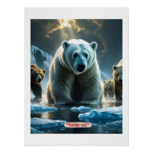 Hjälp oss - Polar Bears på Thin Ice