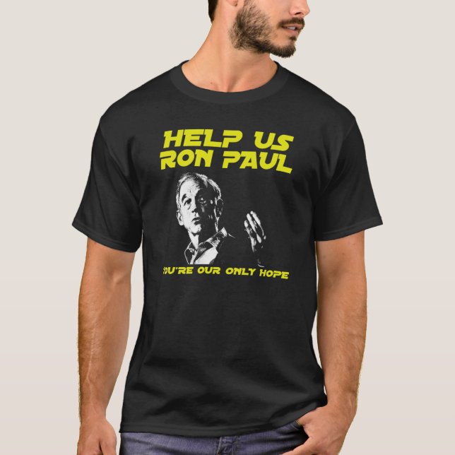 Hjälp oss Ron Paul T-shirt (Framsida)