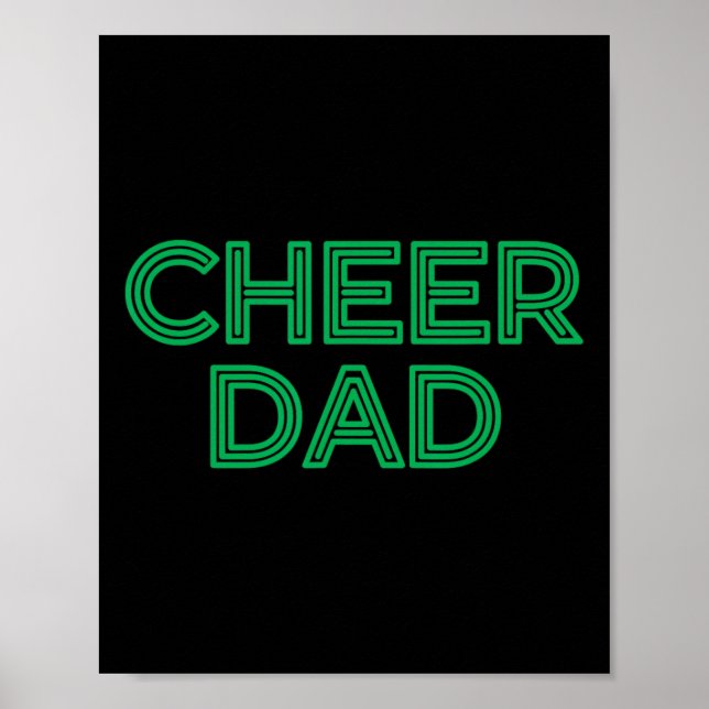 Hjälp Pappa Grön Cheerleading _1 Poster (Framsidan)