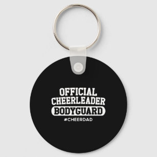 Hjälp Pappa Officiell Cheerleader Livvakt Rolig Pa Nyckelring