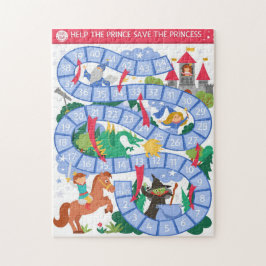 Hjälp prinsen Spara prinsessan från Witch Pussel