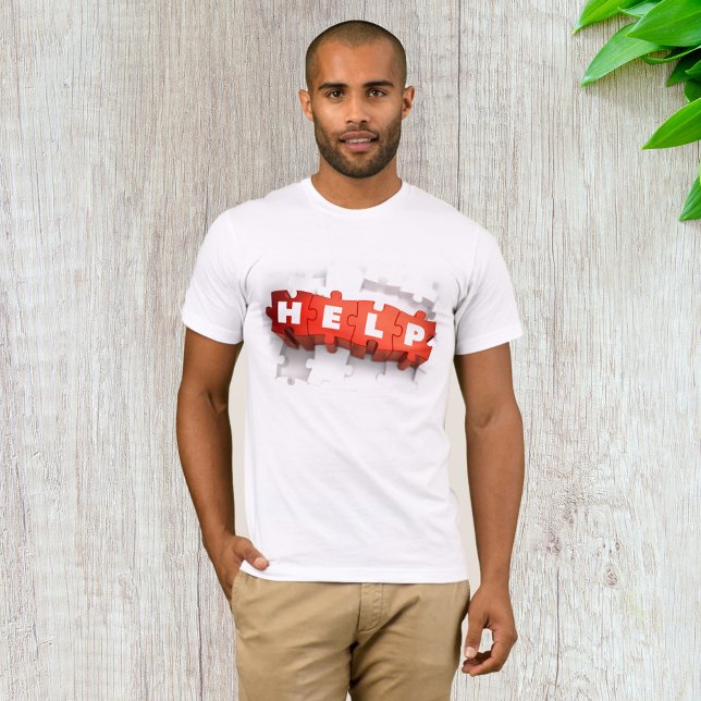 Hjälp Pusselbitar Herr T-Shirt (Skapare uppladdad)
