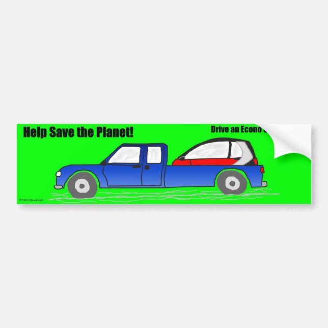 Hjälp räddade planeten bildekal (Framsidan)