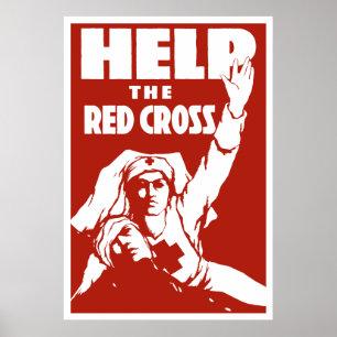 Hjälp Röda koret Poster