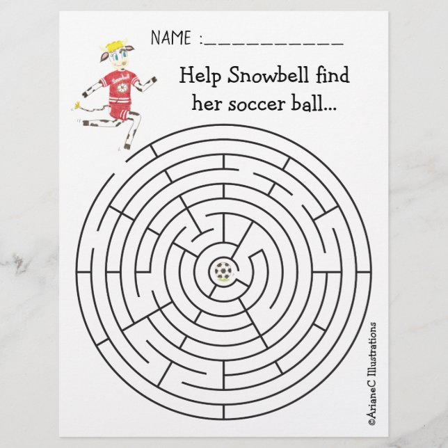 Hjälp Snowbell att hitta sin fotbollsmak (Framsida)