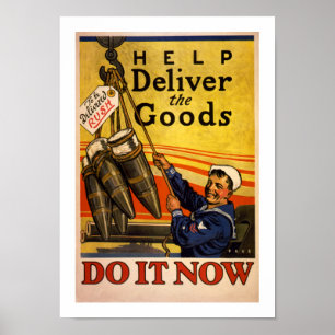 Hjälp till att leverera varorna (vitt) poster