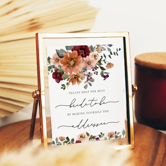 Hjälp till Busy Bride Adress och EnUtveckla Poster (Skapare uppladdad)