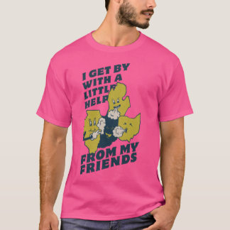 Hjälp till en Hoosier-design T Shirt