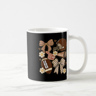 Hjälp Touchdown Amerikansk Fotboll Spel Dagen Koke Kaffemugg