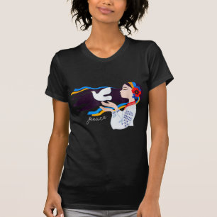 Hjälp Ukraina att stå på Ukrainas sida T Shirt