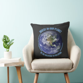 Hjälp vår planet kudde