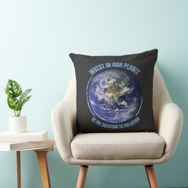 Hjälp vår planet kudde (Stol)