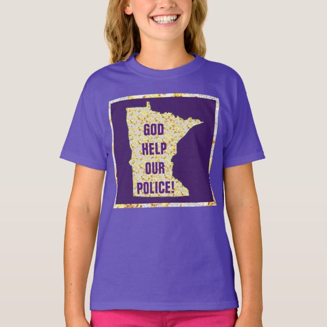 HJÄLP VÅR POLIS! T SHIRT (Framsida)