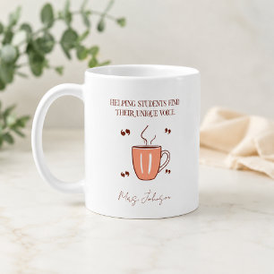 Hjälpa elever att hitta sin unika röst Lärare Kaffemugg