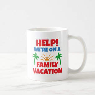Hjälpa familjevacitet kaffemugg