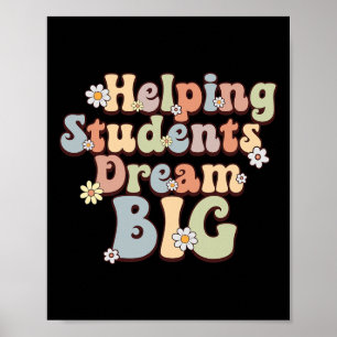 Hjälpa Studenter Dream Big School Counselor Week B Poster