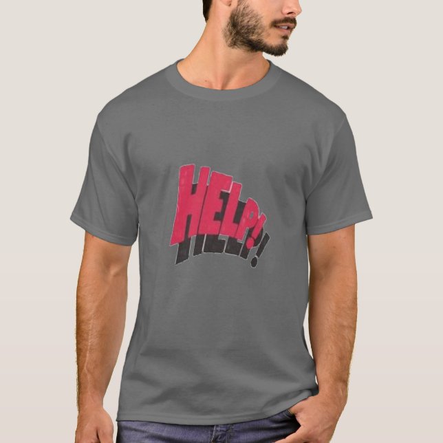 hjälpa T-Shirt (Framsida)