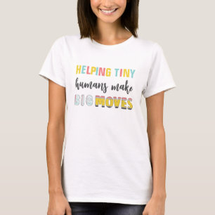 Hjälpa Tiny Humans School Personal T Shirt