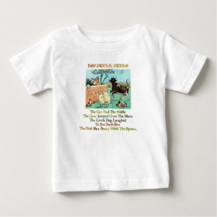 HJÄLPDIDDLE DIDDLE THE CAT AND FIDDLE T SHIRT